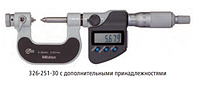 Серия 326 микрометры Mitutoyo Digimatic для измерения резьбы со сменными наконечниками