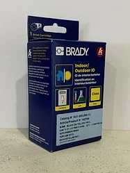 M21-500-595-YL лента 12.7mm/6.4m винил, черный на желтом/Картридж с виниловой лентой