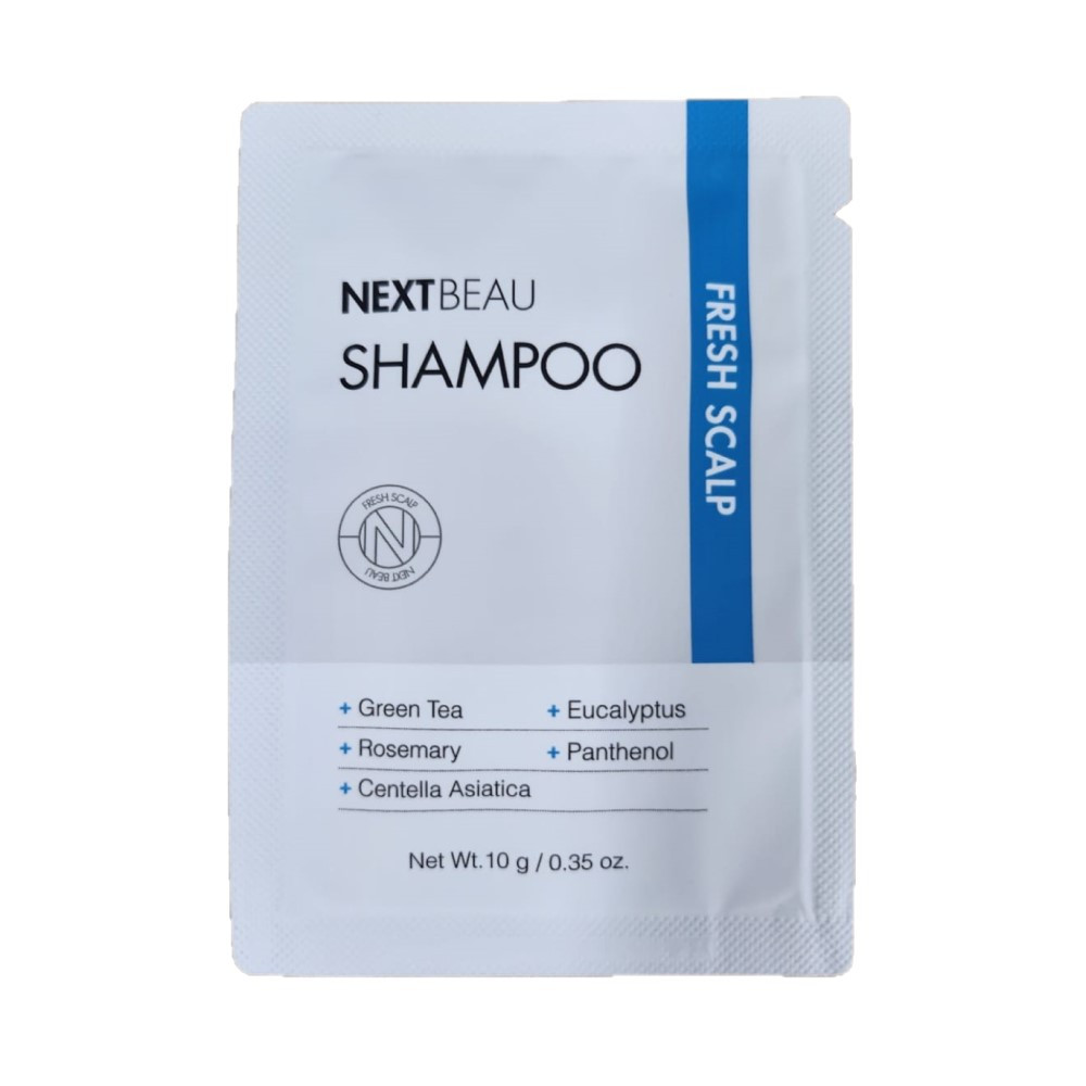 Шампунь для очищения кожи головы против перхоти Nextbeau Fresh Scalp Anti-Dandruff Shampoo 10 гр (саше)