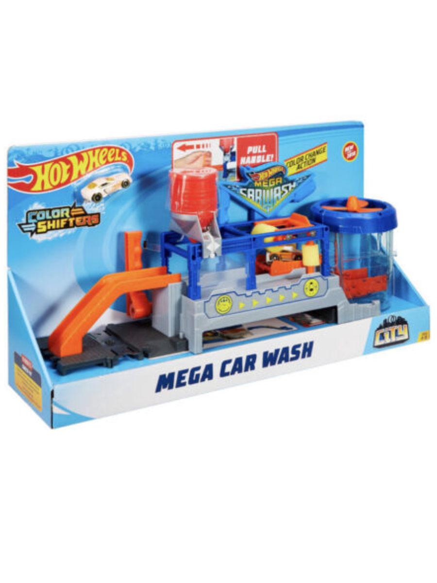 Игровой набор Сумасшедшая автомойка серии "Измени цвет" Hot Wheels