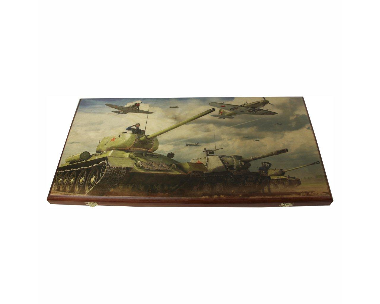 Настольная игра Нарды "Советская армия" (500*250)