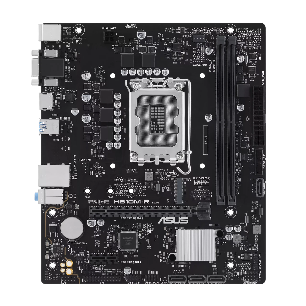 Материнская плата ASUS PRIME H610M-R-SI