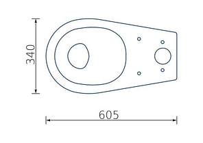 Унитаз-компакт Камелия 1 с сиденьем. GESSO (ВКЗ), РФ, фото 3