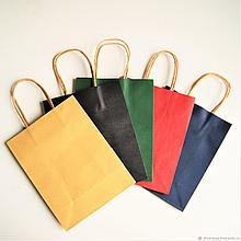 Бумажный пакет 15*12*6 с ручками