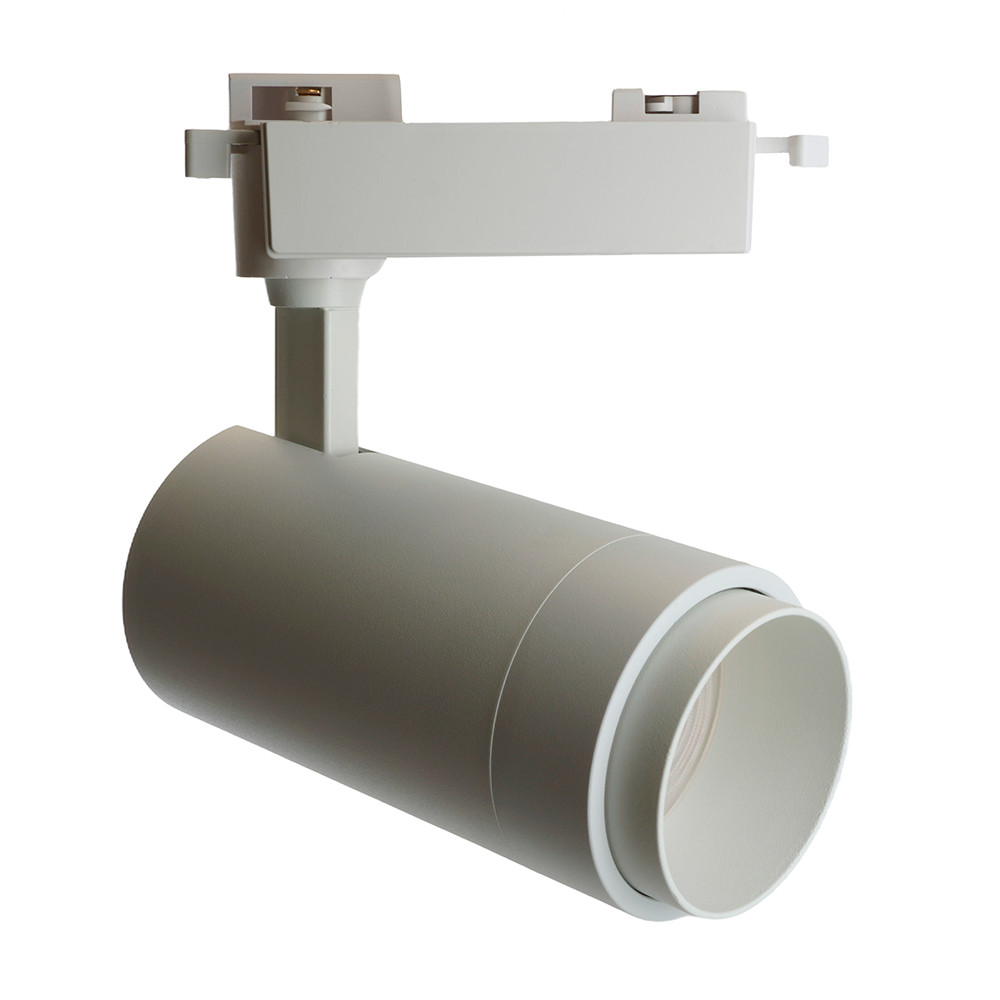 Светодиодный светильник Feron AL137 трековый однофазный на шинопровод 30W 4000K белый, изменяемый угол, фото 1