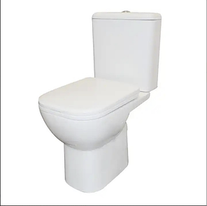Унитаз-компакт SANITECO HTT-CIT03 безободковый/микролифт/2 режима, фото 1