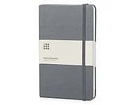 Записная книжка Moleskine Classic (в линейку) в твердой обложке, Large (13х21см), серый