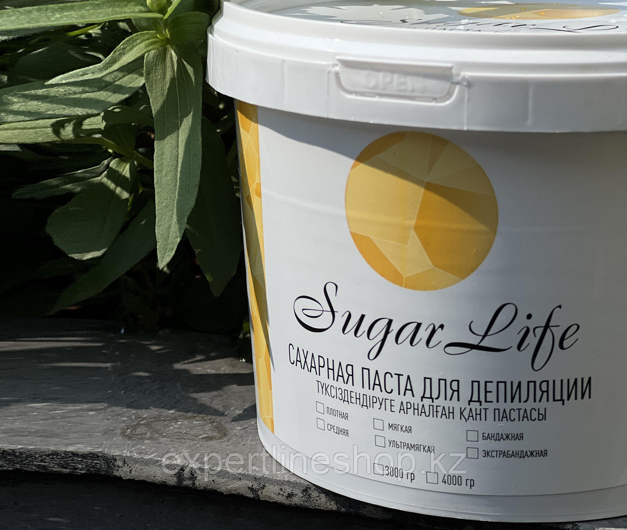 Паста для сахарной депиляции, плотная, SUGAR LIFE, 4 кг