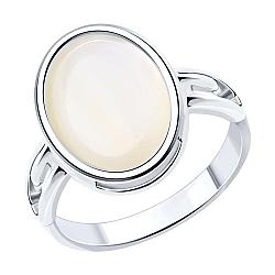Кольцо из серебра с перламутром SOKOLOV 83010149 серебро с родием