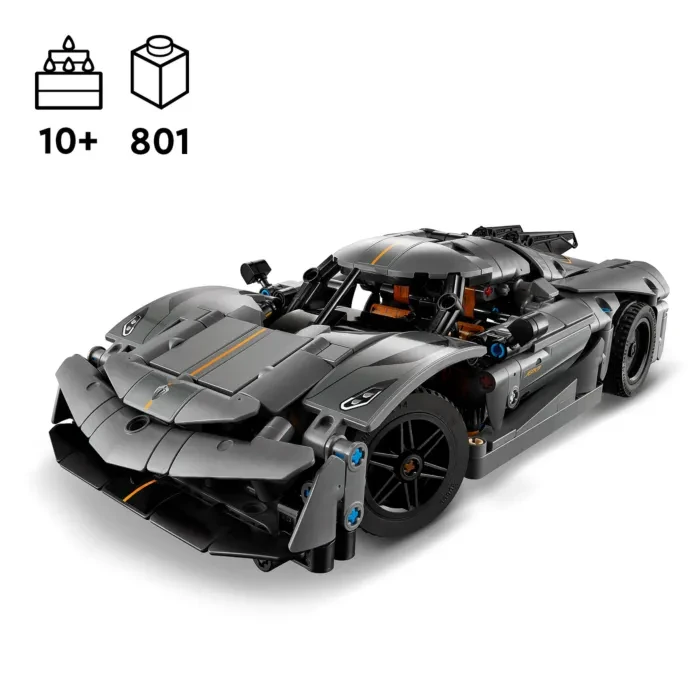 Лего  Гиперкар Koenigsegg Jesko Absolut Grey Technic Lego