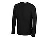 Футболка лонгслив с длинным рукавом, черная, фото 2
