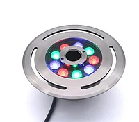 Прожектор встраиваемый для фонтана H9*1W RGB