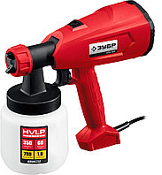 Краскопульт электрический ЗУБР, 350 Вт, воздушный HVLP (КПЭ-350)