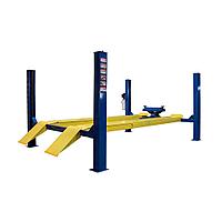 ПОДЪЕМНИК ЧЕТЫРЕХСТОЕЧНЫЙ ROSSVIK V4-3.5 Г/П 3,5Т, (C РУЧНОЙ ТРАВЕРСОЙ Г/П 2Т, БЕЗ ПОВОРОТНЫХ КРУГОВ