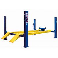 ПОДЪЕМНИК ЧЕТЫРЕХСТОЕЧНЫЙ ROSSVIK V4-4.5 Г/П 4,5Т, (C РУЧНОЙ ТРАВЕРСОЙ Г/П 2Т, БЕЗ ПОВОРОТНЫХ КРУГОВ