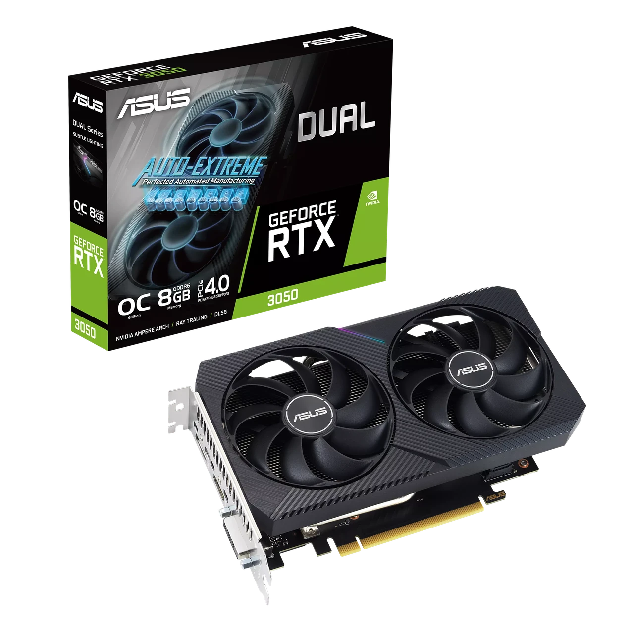 Видеокарта ASUS GeForce RTX3050 OC (DUAL-RTX3050-O8G-V2)