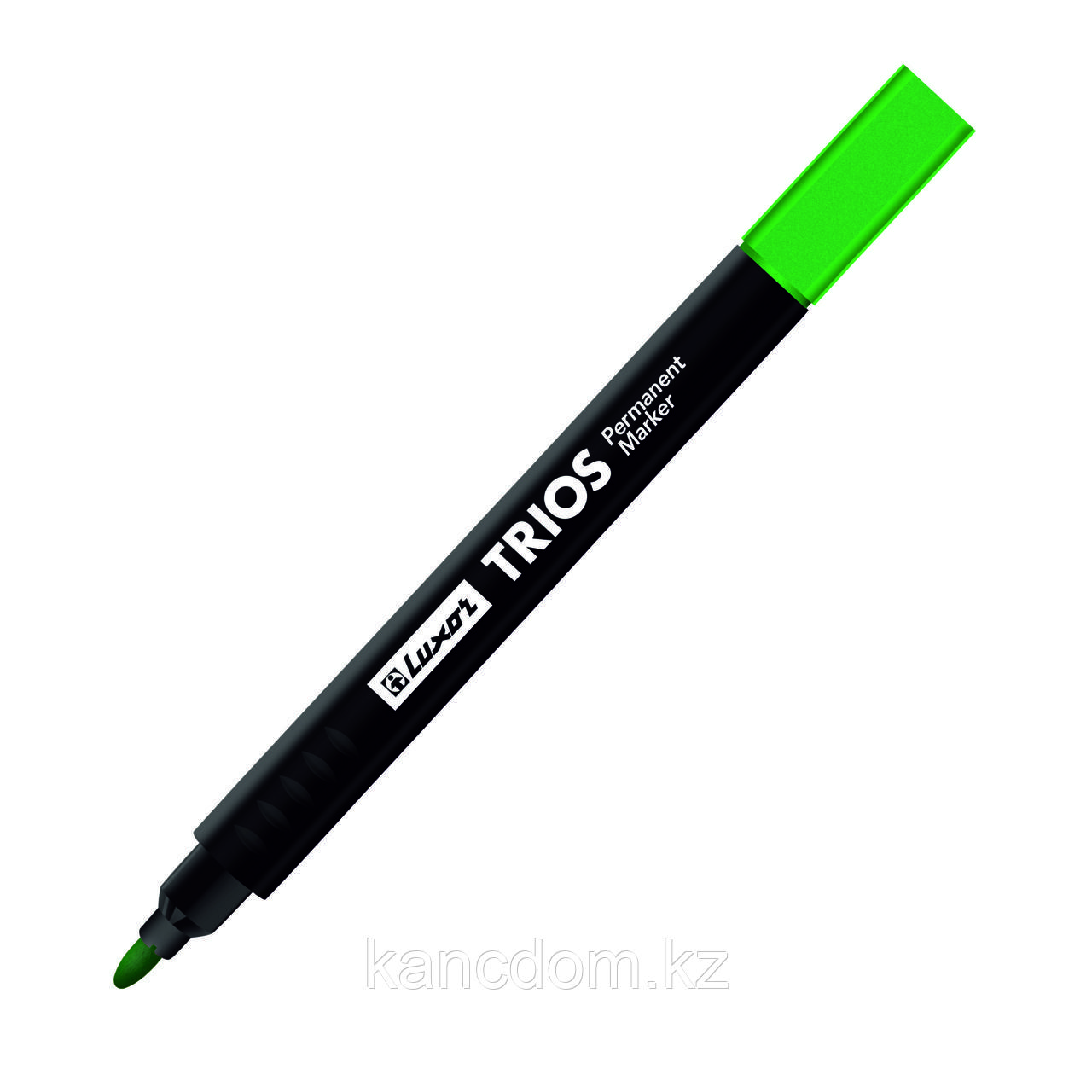 Маркер перманентный LUXOR "Trios" Зеленый 33204