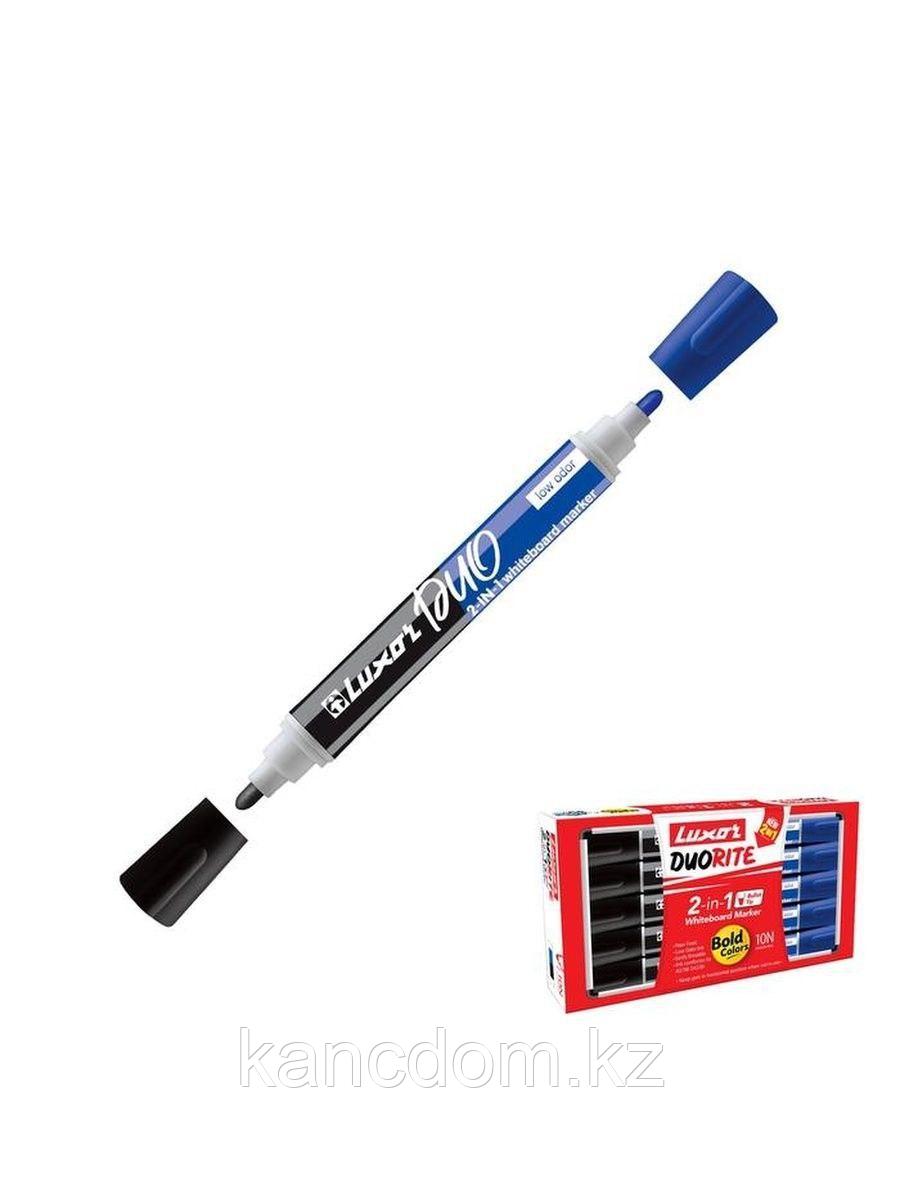 Маркер для маркерной доски LUXOR "DUORITE" Чёрный/Синий 1958