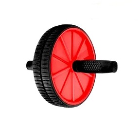 Гимнастический ролик для пресса (колесо 18 см) Красный