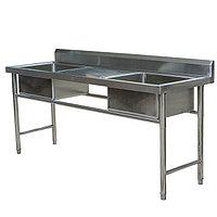 Мойка 2 секционная с рабочей поверхностью