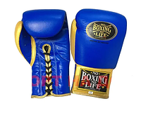 Кожаные боксерские перчатки "No Boxing No Life" 16 OZ