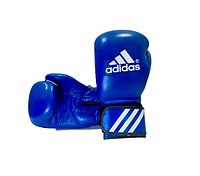 Боксерские перчатки ADIDAS кожа (синий)