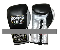 Боксерские перчатки No Boxing No Life кожаные 10 OZ