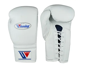 Бокс перчатки Winning (белые) 12 OZ