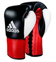 Боксерские перчатки ADIDAS кожа (со шнурками)