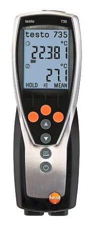 Testo 735-1 Трехканальный термометр с выбором зонда (0560 7351). В реестре СИ РК