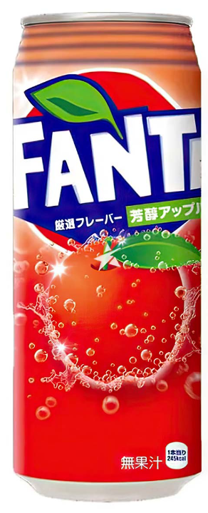 Газ. напиток Fanta СОЧНОЕ ЯБЛОКО 500 ml ЯПОНИЯ (24шт-упак)