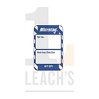 NanoTag Insert - Blue - Next Inspection (Pack 10) / NanoTag Вкладыш - Синий - Следующяя проверка (В Упаковке