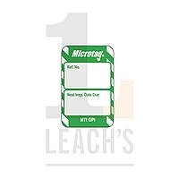 NanoTag Insert - Green - Next Inspection (Pack 10) / NanoTag Вкладыш - Зеленый - Следующяя проверка (В