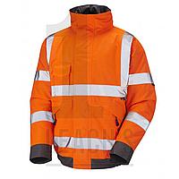 Hi-Vis Orange Railtrack Bomber Jacket / Railtrack Оранжевая сигнальная куртка-бомбер