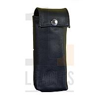 Leach's Glasses Case Pouch - Black Leather / Leach's чехол для очков -черная кожа