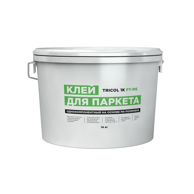Клей для паркета TRICOL 1K PT-MS 10л-14 кг