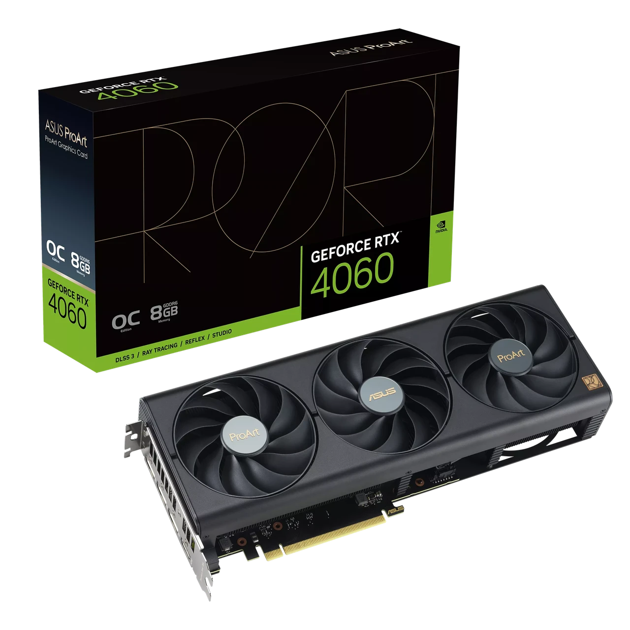 Видеокарта ASUS ProArt GeForce RTX 4060 OC Edition (PROART-RTX4060-O8G)