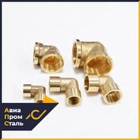 Отвод латунный 16, угол 90, Valtec, обжимной