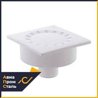 Трап пластиковый (ПП-полипропилен) , решетка 10х10, горизонтальный, для душа, TECE 3601050