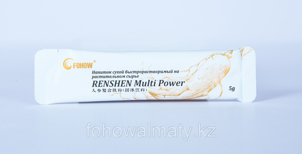 Женьшень Multi Power Растворимый напиток с пептидами женьшеня Фохоу Fohow