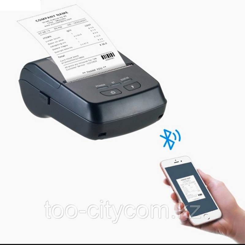 Портативный термопринтер чеков XPrinter XP-P801A, 80мм, Bluetooth Арт.7871