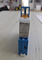 Модуль интерфейсный электромеханич. реле 2CO 8А AgNi 230В AC IP20 винт. клеммы пластик. клипса LED + варистор, фото 5