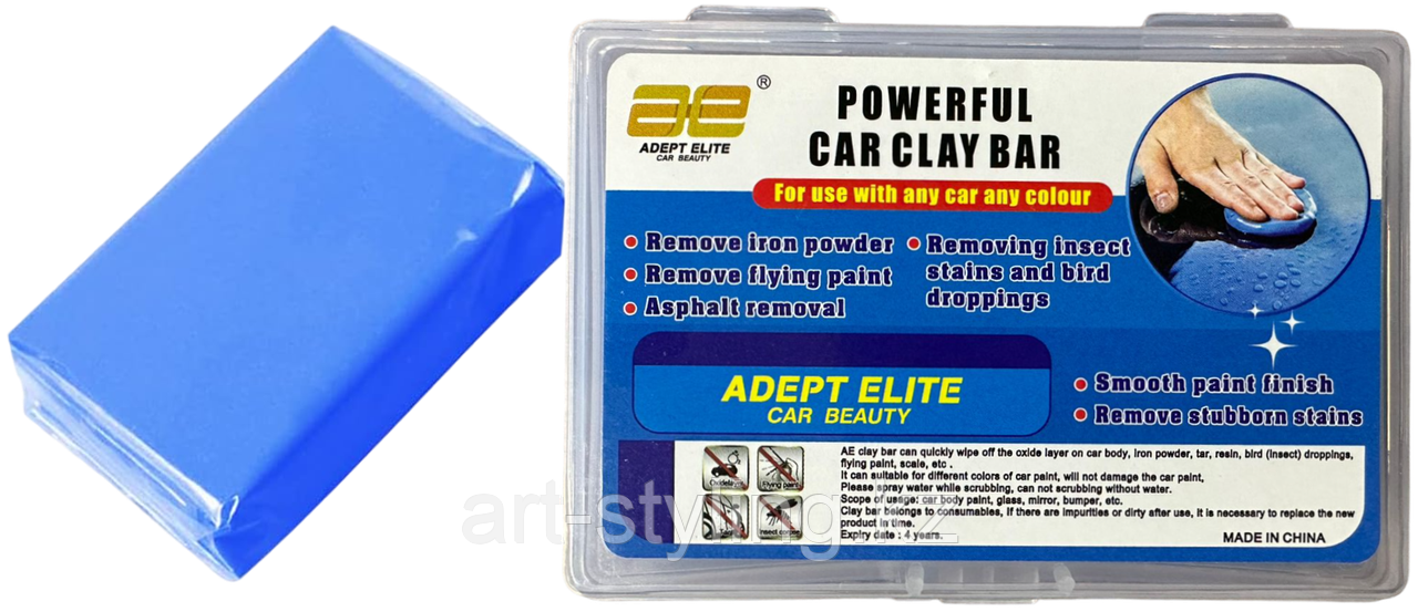 Синяя полировочная глина Adept Elite 200гр
