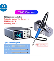 Цифровая паяльная станция JC AIXUN T3A 200 Вт,инструмент для ремонта мобильных телефонов