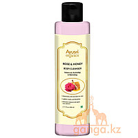 Гель для душа с розой и мёдом (rose and honey body wash AYUSRI), 200 мл