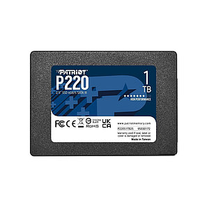 Твердотельный накопитель SSD Patriot P220 1TB SATA III 2-020871 P220S1TB25, фото 1