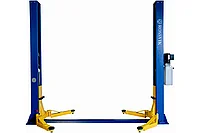 Автоподъемник двухстоечный ROSSVIK T4 г/п 4.0т, 380В, электрогидравлический с нижней синхронизацией. Синий