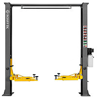 Автоподъемник двухстоечный ROSSVIK V2-4L г/п 4.0т, 380В, электрогидравлический с верхней синхронизацией. Серый