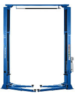 Автоподъемник двухстоечный ROSSVIK ПГА-4500Е г/п 4.5т, 380В, с верхней синхронизацией. Синий RAL5005