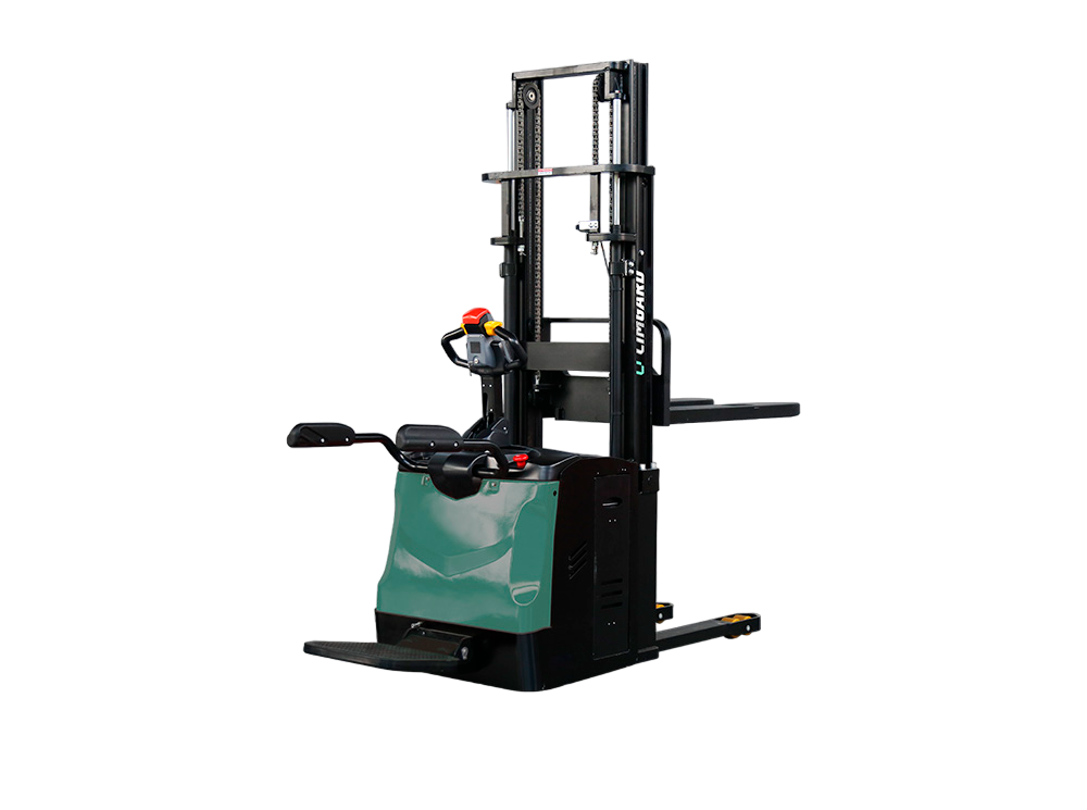 Штабелер электрический самоходный LIMGARD SER16L (LI-ION, 4,5 м, с платформой и поручнями)